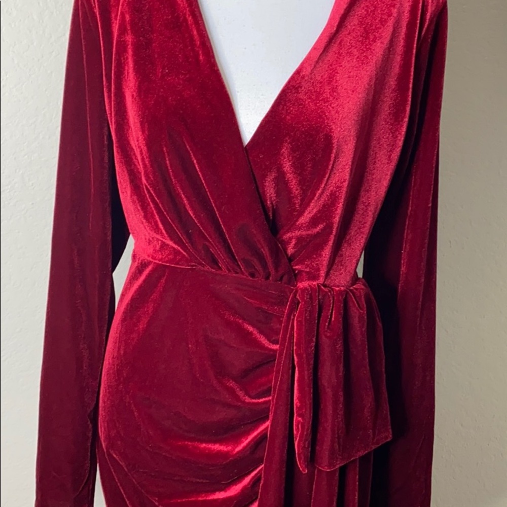 Red Velvet Dress SOLD